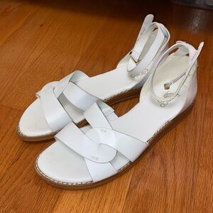 Franco Sarto White Sandals